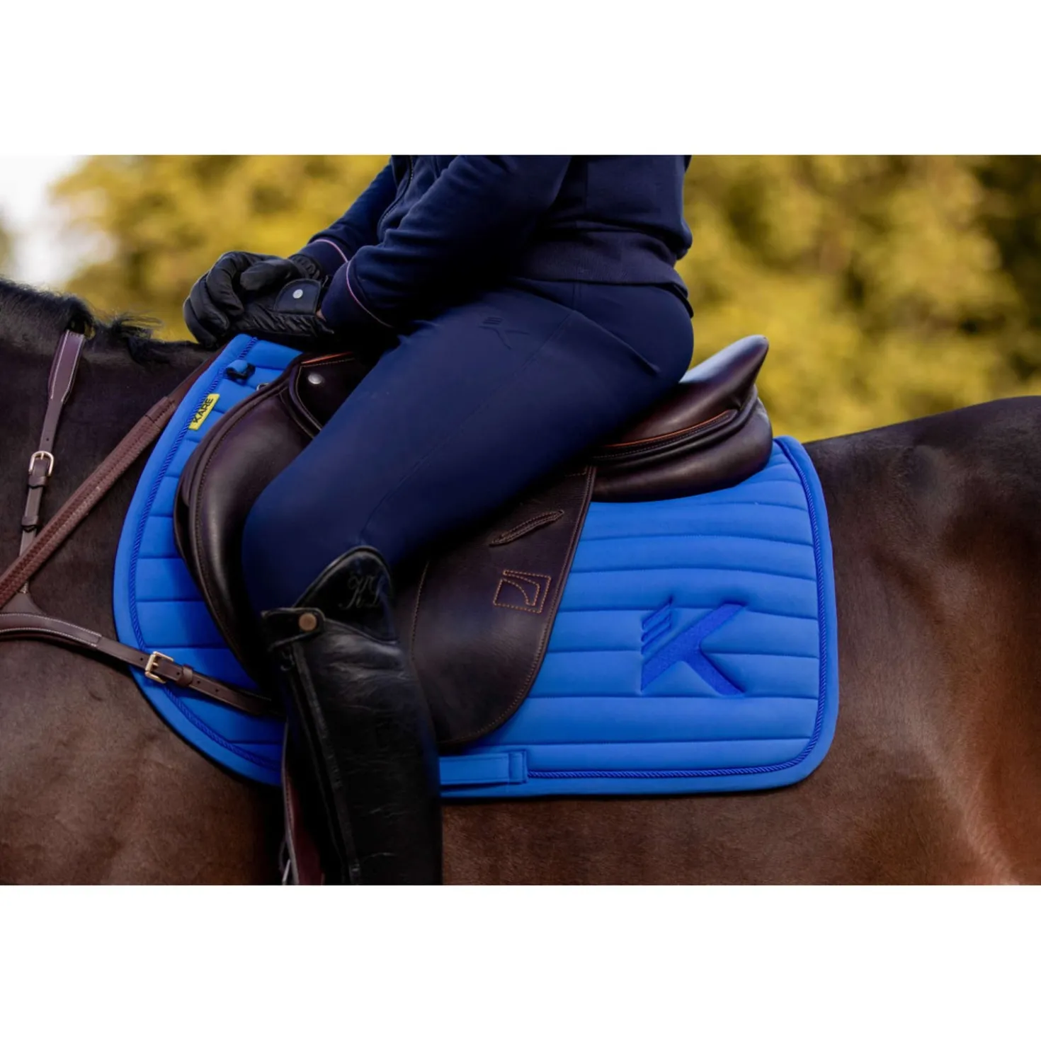 K by EQUITHÈME Zadeldekje Triton Springen Koningsblauw