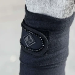 Kentucky Bandages Polar Fleece Pearls Zwart