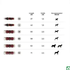 Kentucky Halsband Plaited Nylon Bordeaux