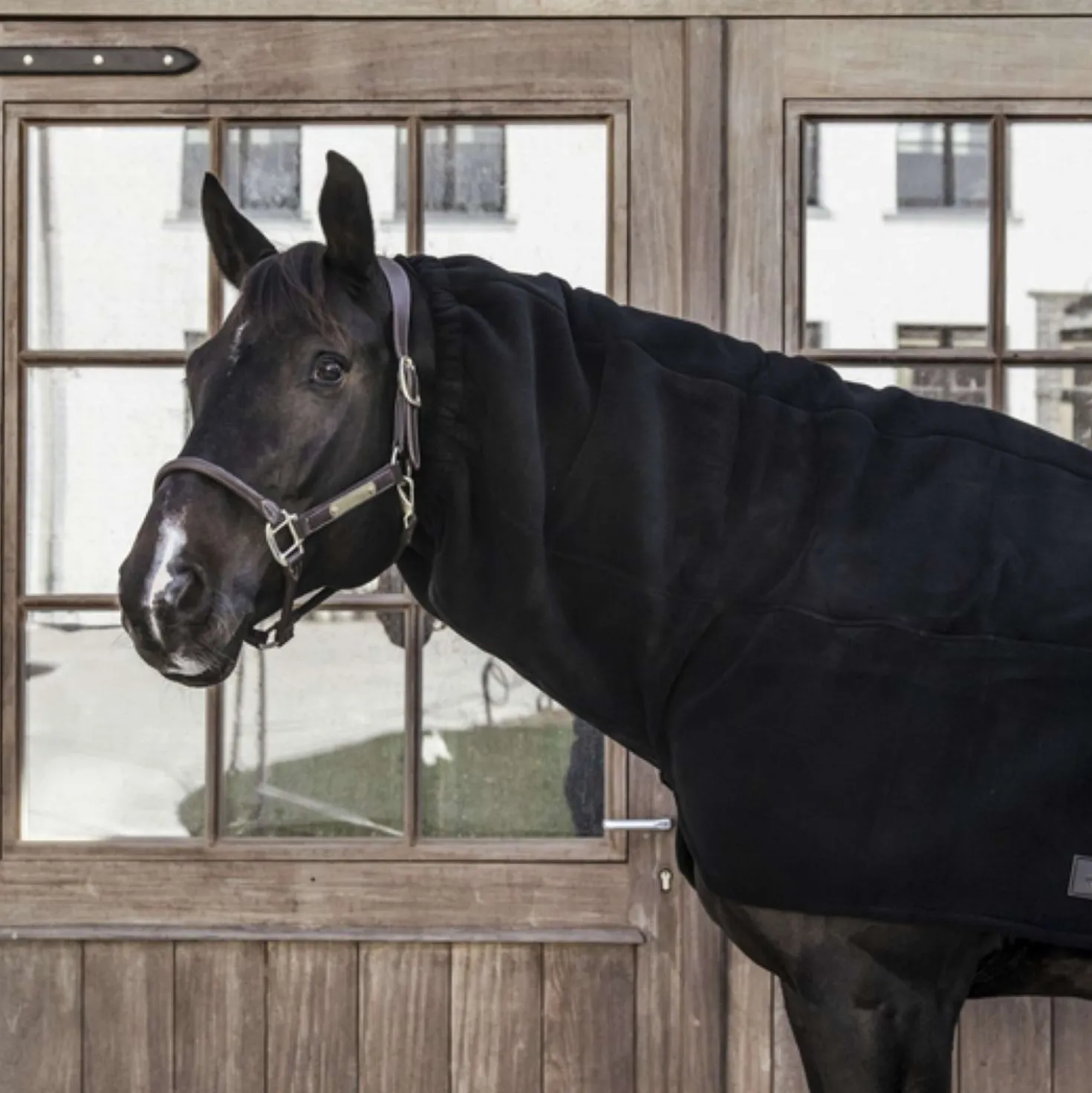 Kentucky Hals Heavy Fleece Zwart