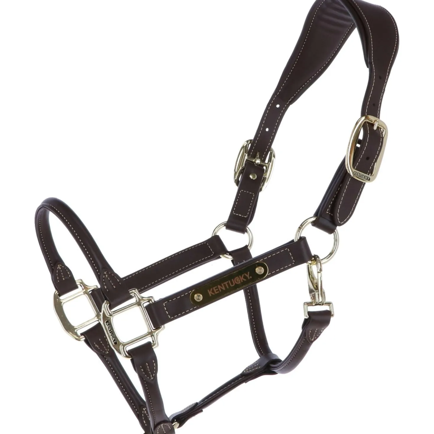 Kentucky Halster Anatomisch Leer Bruin