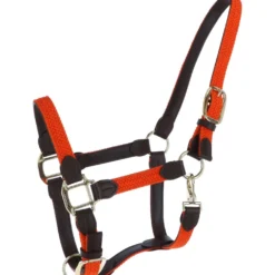 Kentucky Halster Gevlochten Nylon Oranje