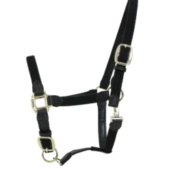 Kentucky Halster Gevlochten Nylon Zwart