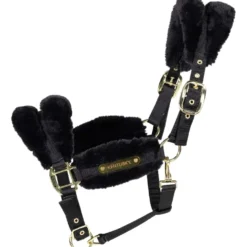 Kentucky Halster Nylon Wol Soft Zwart