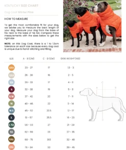 Kentucky Hondendeken Winter Pina 160g Oranje