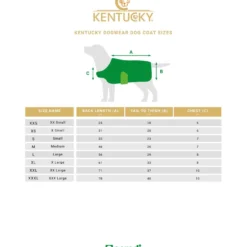 Kentucky Hondenjas Waterproof 160g Koraal