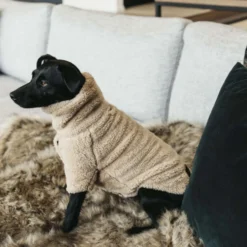 Kentucky Honden Sweater Teddy Fleece Beige