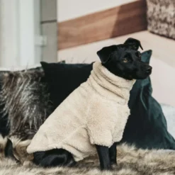 Kentucky Honden Sweater Teddy Fleece Beige