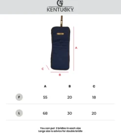 Kentucky Hoofdsteltas Zwart