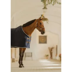 Kentucky Horsewear Fleece Deken Show Vegan Wool Navy
