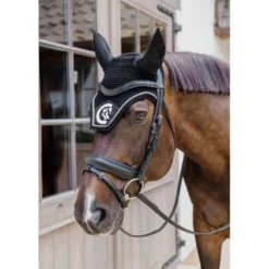 Kentucky Horsewear Oornetje Wellington 3D Logo Zwart
