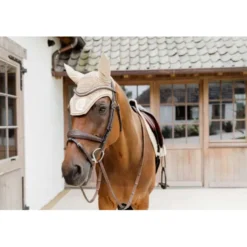 Kentucky Horsewear Oornetje Wellington 3D Logo Beige