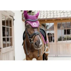 Kentucky Horsewear Oornetje Wellington 3D Logo Paars