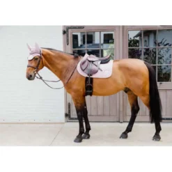 Kentucky Horsewear Zadeldekje Onion Quilt 3D Logo Springen Licht Roze