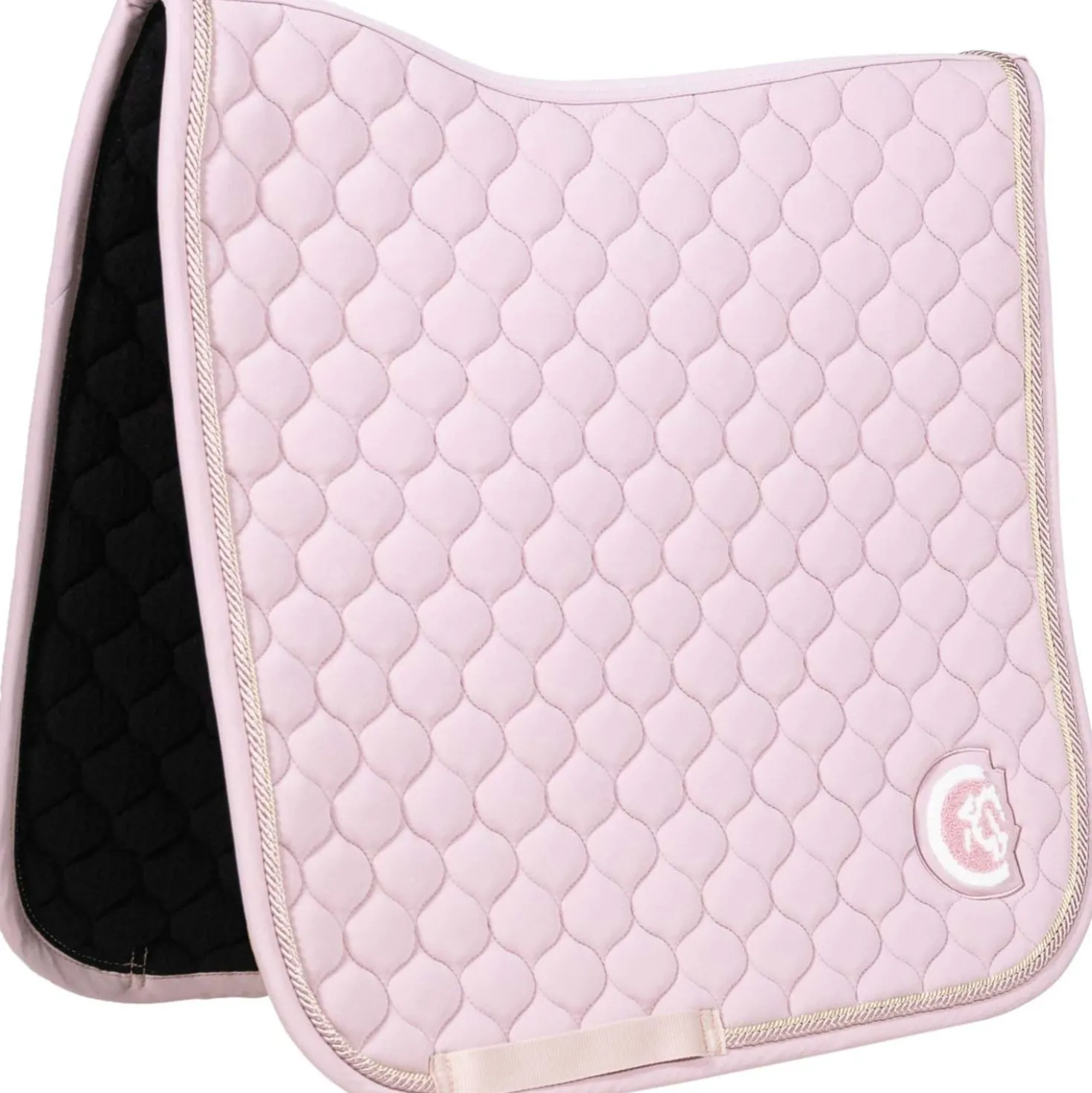 Kentucky Horsewear Zadeldekje Onion Quilt 3D Logo Dressuur Licht Roze