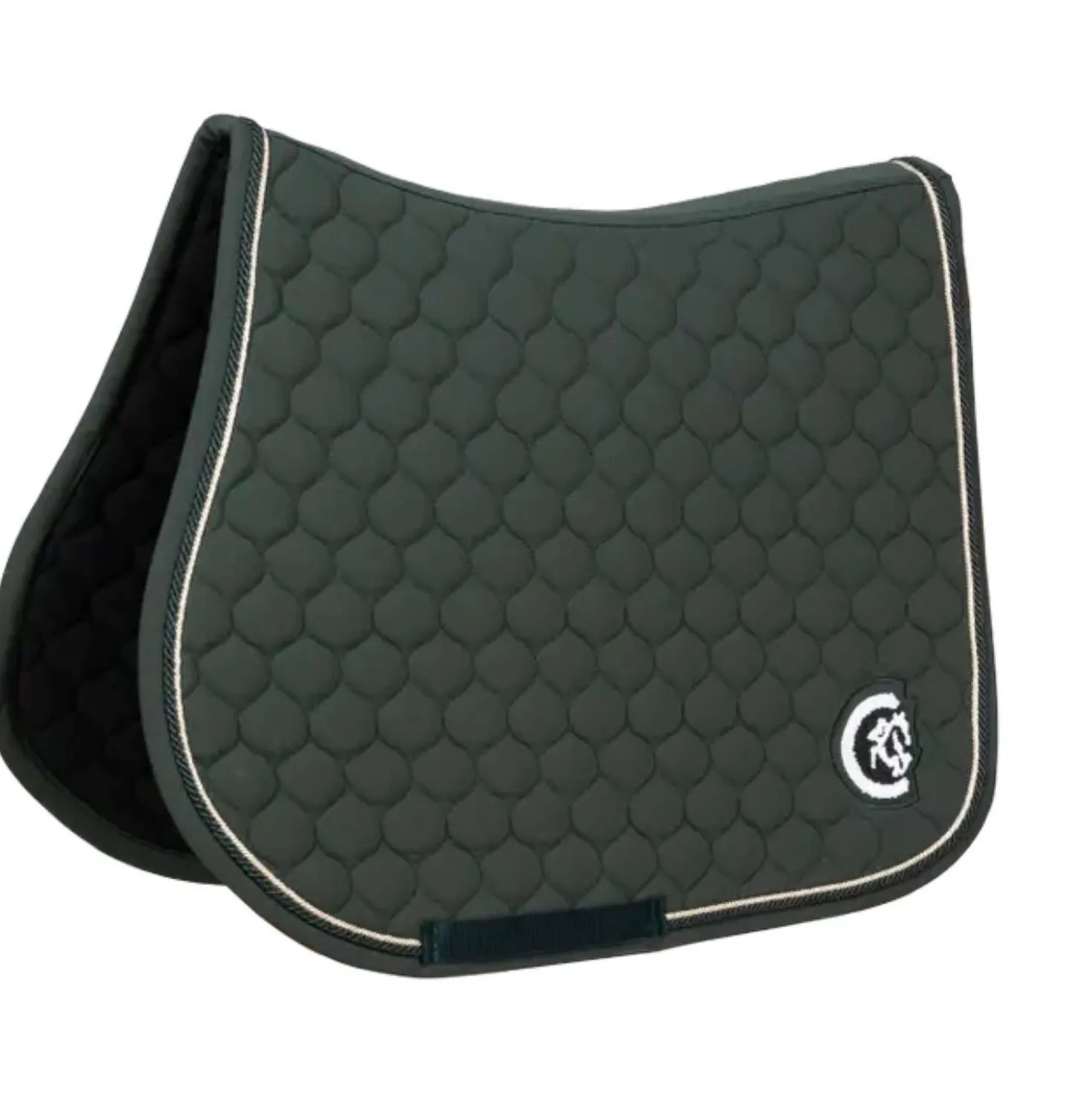 Kentucky Horsewear Zadeldekje Onion Quilt 3D Logo Springen Pine Green