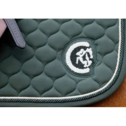 Kentucky Horsewear Zadeldekje Onion Quilt 3D Logo Springen Pine Green
