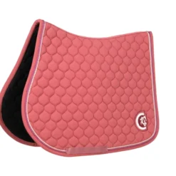 Kentucky Horsewear Zadeldekje Onion Quilt 3D Logo Springen Fuchisa