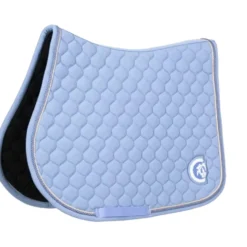 Kentucky Horsewear Zadeldekje Onion Quilt 3D Logo Springen Licht Blauw