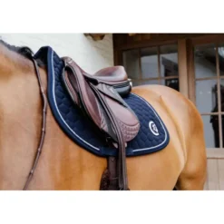 Kentucky Horsewear Zadeldekje Onion Quilt 3D Logo Springen Navy