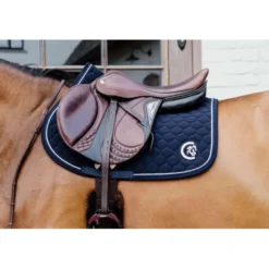 Kentucky Horsewear Zadeldekje Onion Quilt 3D Logo Springen Navy