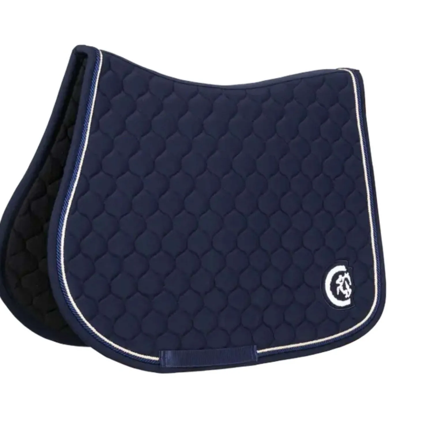 Kentucky Horsewear Zadeldekje Onion Quilt 3D Logo Springen Navy