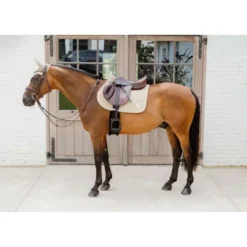 Kentucky Horsewear Zadeldekje Onion Quilt 3D Logo Springen Beige