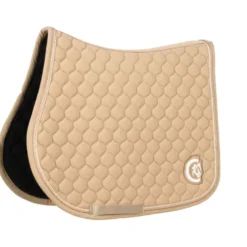 Kentucky Horsewear Zadeldekje Onion Quilt 3D Logo Springen Beige
