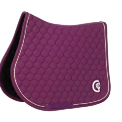 Kentucky Horsewear Zadeldekje Onion Quilt 3D Logo Springen Paars