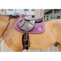 Kentucky Horsewear Zadeldekje Onion Quilt 3D Logo Springen Paars