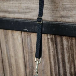 Kentucky Nylon Houder Haak en Ring 1st Zwart