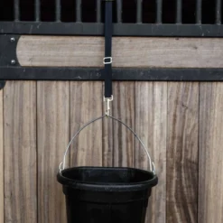 Kentucky Nylon Houder Haak en Ring 1st Zwart