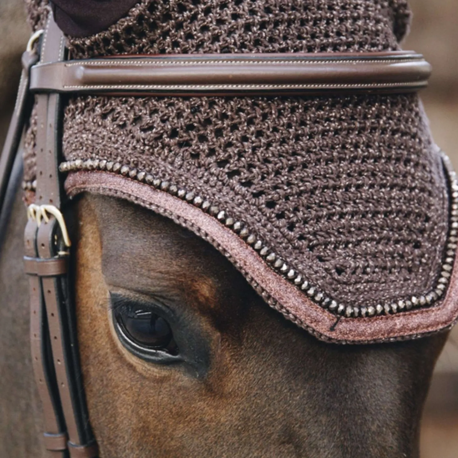 Kentucky Oornetje Wellington Glitter Brown