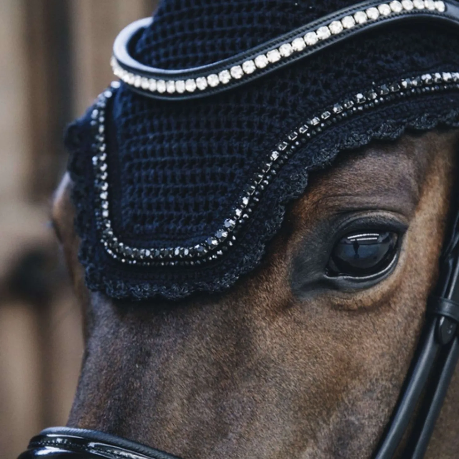 Kentucky Oornetje Wellington Stone & Pearl Soundless Black