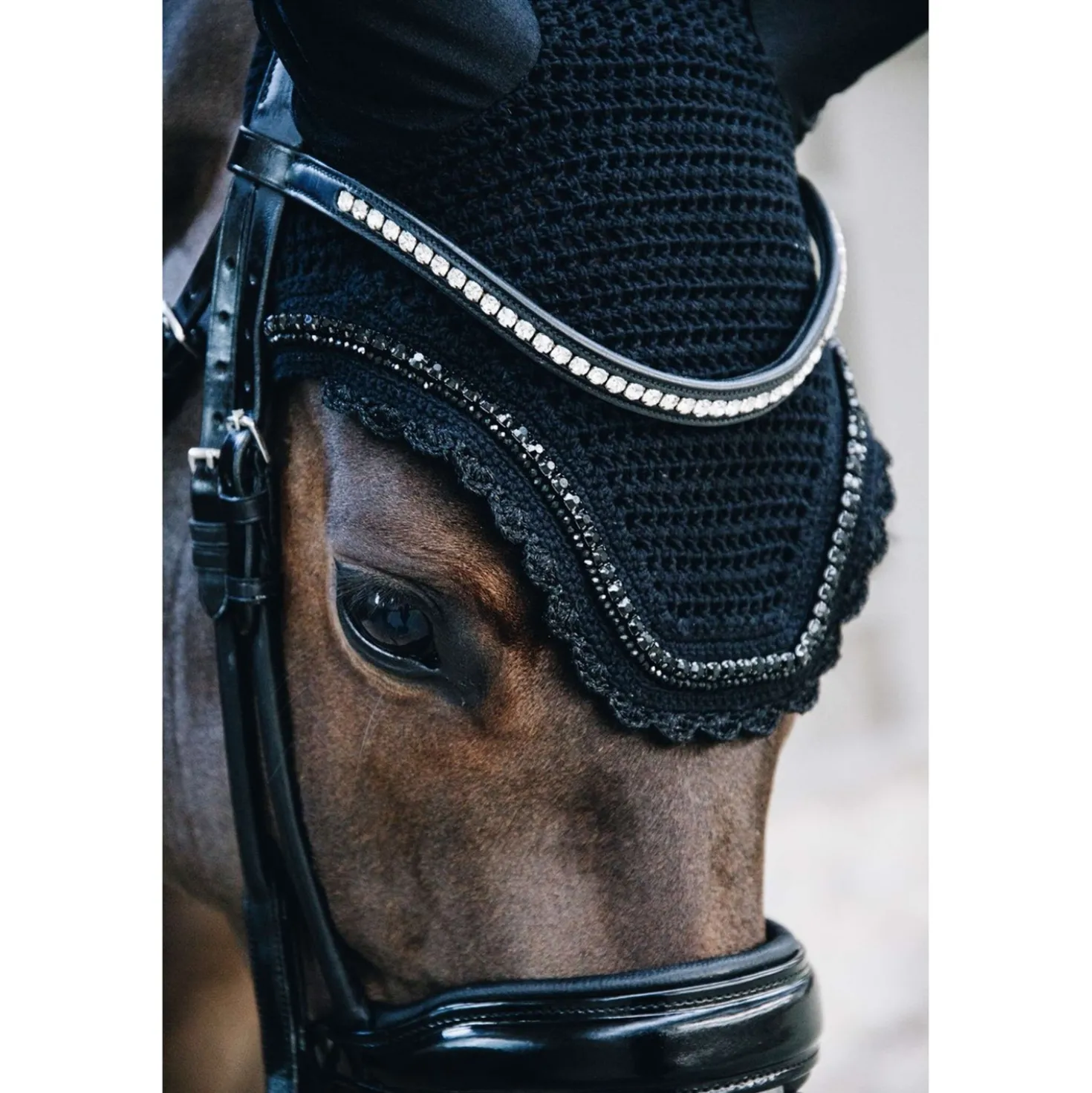 Kentucky Oornetje Wellington Stone & Pearl Black