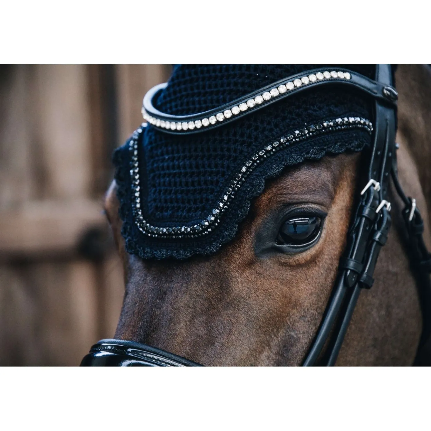 Kentucky Oornetje Wellington Stone & Pearl Black