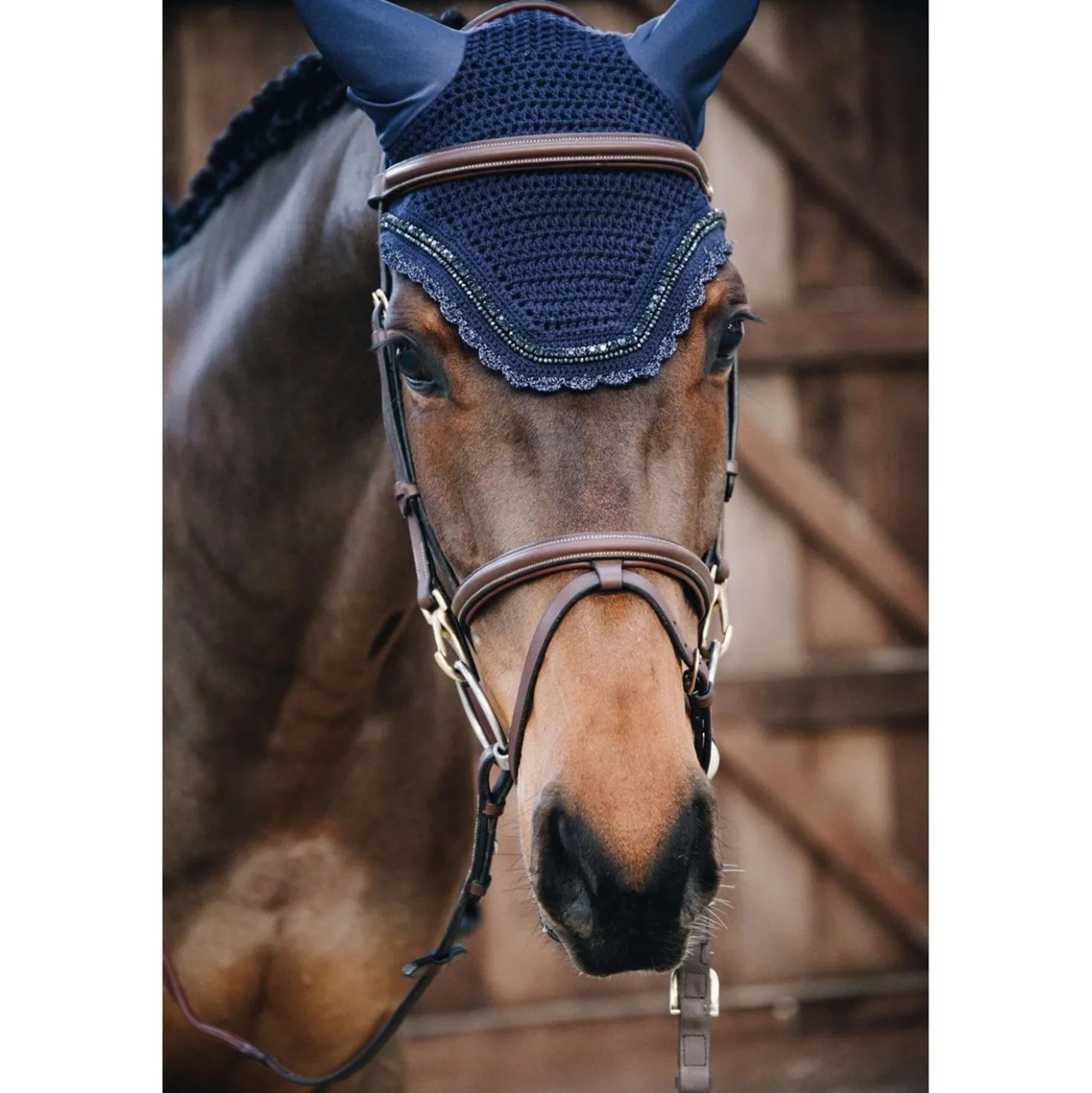 Kentucky Oornetje Wellington Stone & Pearl Dark Navy