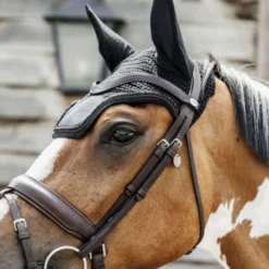 Kentucky Oornetje Wellington Velvet Pearls Zwart