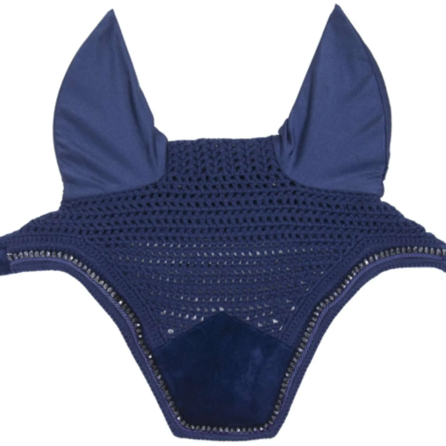 Kentucky Oornetje Wellington Velvet Pearls Navy