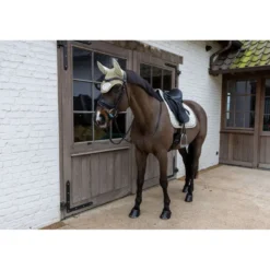 Kentucky Oornetje Wellington Velvet Horse Printing Beige