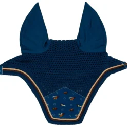 Kentucky Oornetje Wellington Velvet Horse Printing Navy