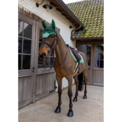 Kentucky Oornetje Wellington Velvet Pied De Poule Donker Groen