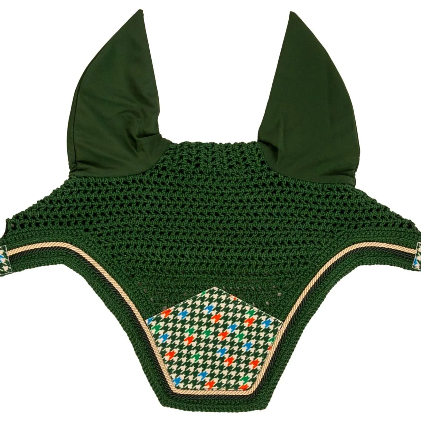 Kentucky Oornetje Wellington Velvet Pied De Poule Donker Groen