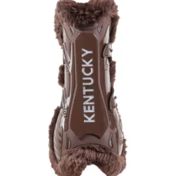 Kentucky Peesbeschermers Bamboo Elastic Vegan Sheepskin Bruin/Bruin