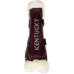 Kentucky Peesbeschermers Bamboo Elastic Vegan Sheepskin Bordeaux