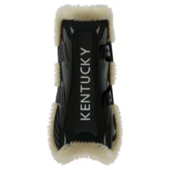 Kentucky Peesbeschermers Bamboo Elastic Vegan Sheepskin Zwart