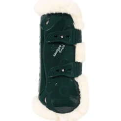Kentucky Peesbeschermers Bamboo Elastic Vegan Sheepskin Donker Groen