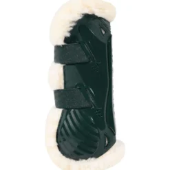 Kentucky Peesbeschermers Bamboo Elastic Vegan Sheepskin Donker Groen