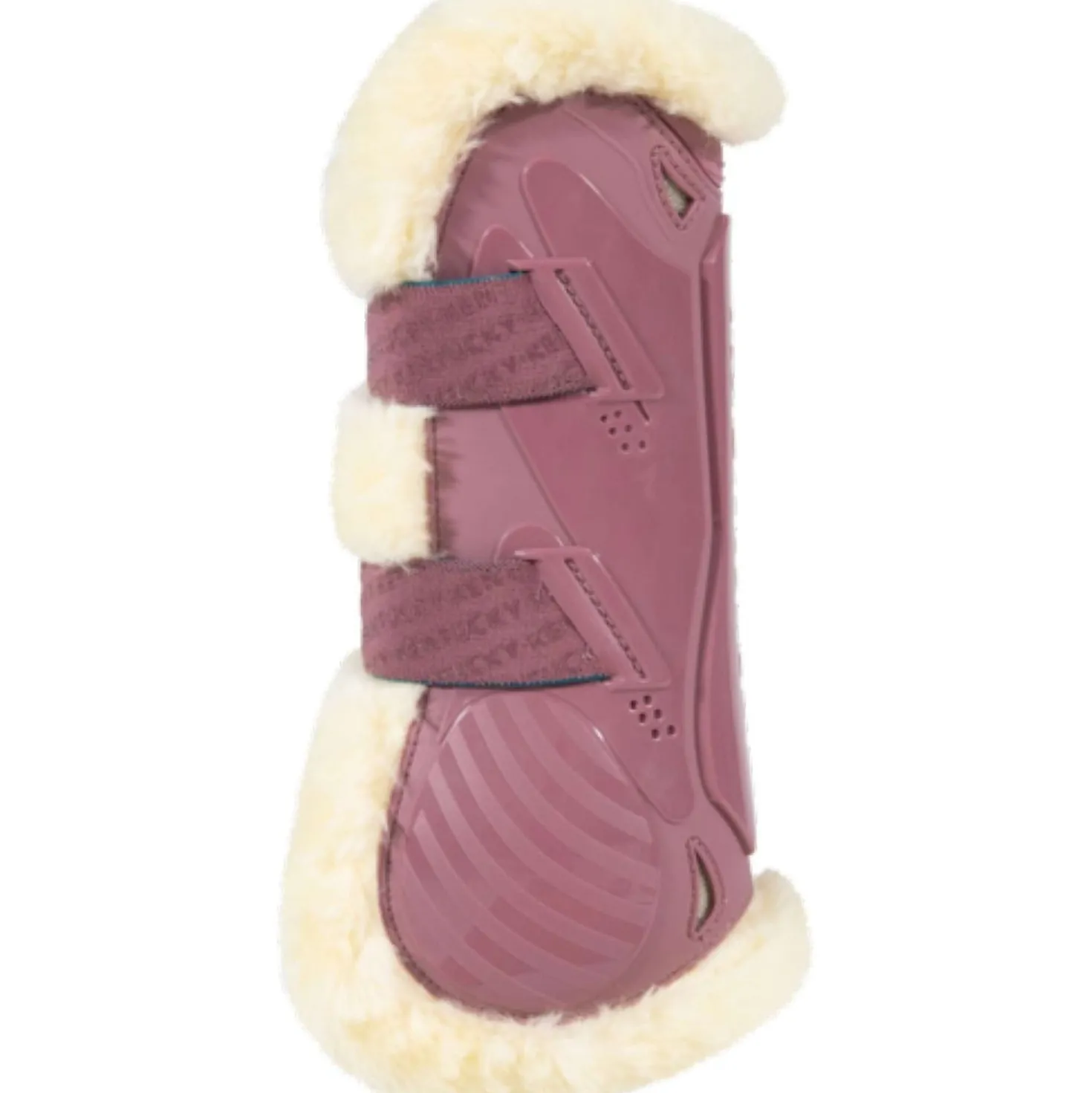 Kentucky Peesbeschermers Bamboo Elastic Vegan Sheepskin Oud Roze