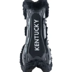 Kentucky Peesbeschermers Bamboo Elastic Vegan Sheepskin Zwart/Zwart